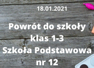 Powrót do szkoły kl.1-3