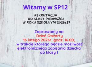 Rekrutacja do klas pierwszych.