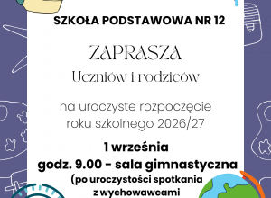 Uroczyste rozpoczęcie roku szkolnego.